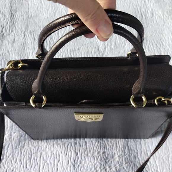 Barry Kieselstein- Cord Vintage Moonstar Kelly Handbag Brown - Picture 6 of 16